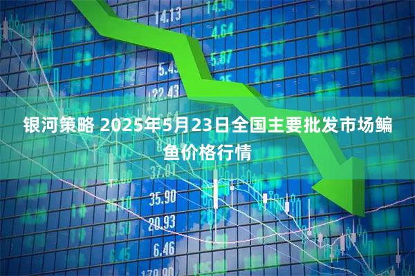 银河策略 2025年5月23日全国主要批发市场鳊鱼价格行情
